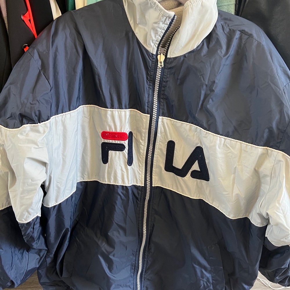 FILA reversible fleece jacket